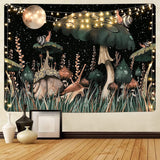 Gobelin Yugarlibi Pilz Schwarzwaldschnecke hängend Zuhause – Accessoires und Dekorationen Naty Shop Pilz 235 L x 180 B cm