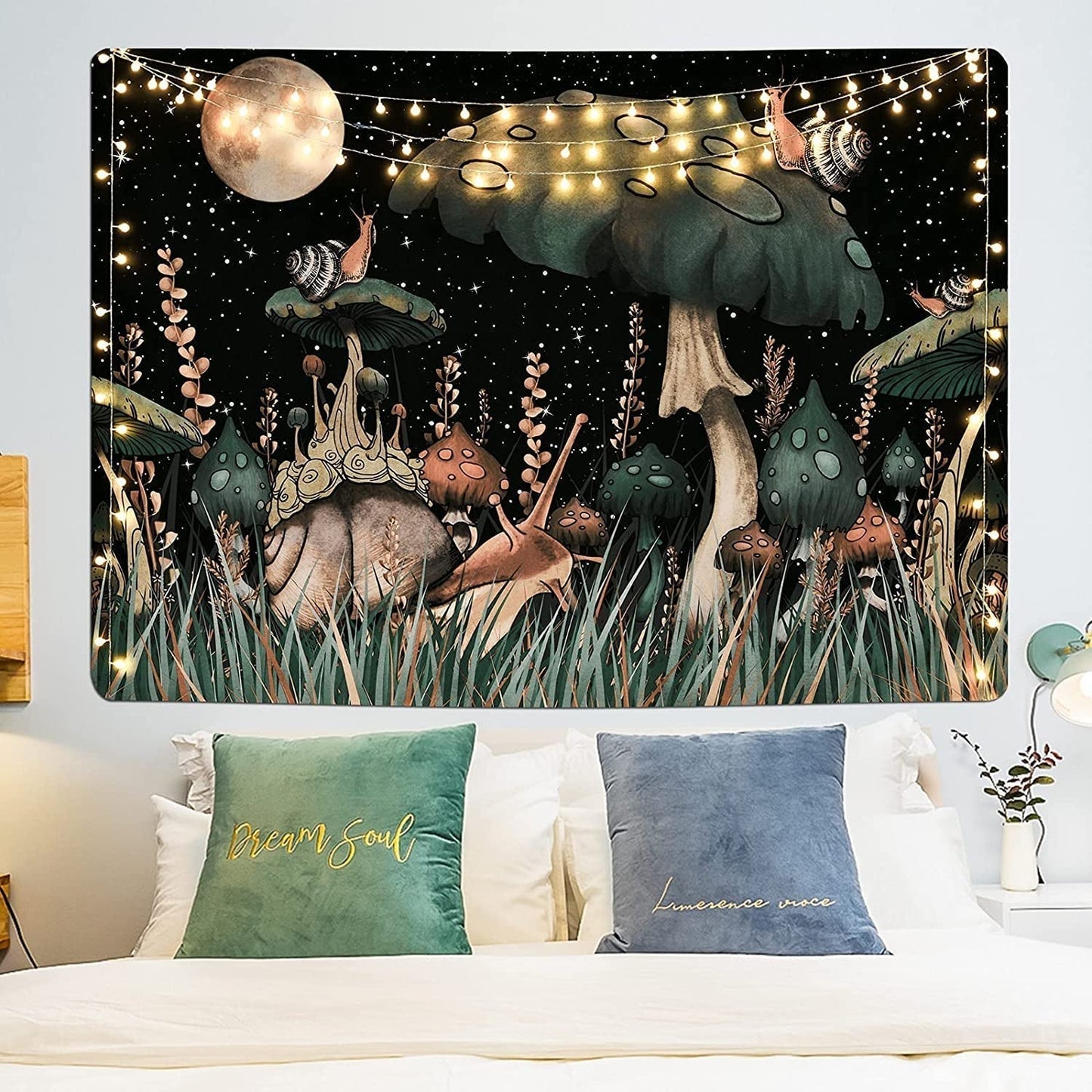 Wandteppich Yugarlibi Pilz Schwarzwaldschnecke hängend Zuhause - Accessoires und Dekorationen Naty Shop