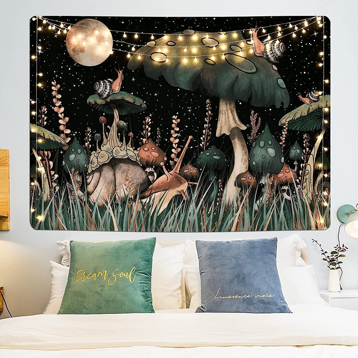 Wandteppich Yugarlibi Pilz Schwarzwaldschnecke hängend Zuhause - Accessoires und Dekorationen Naty Shop
