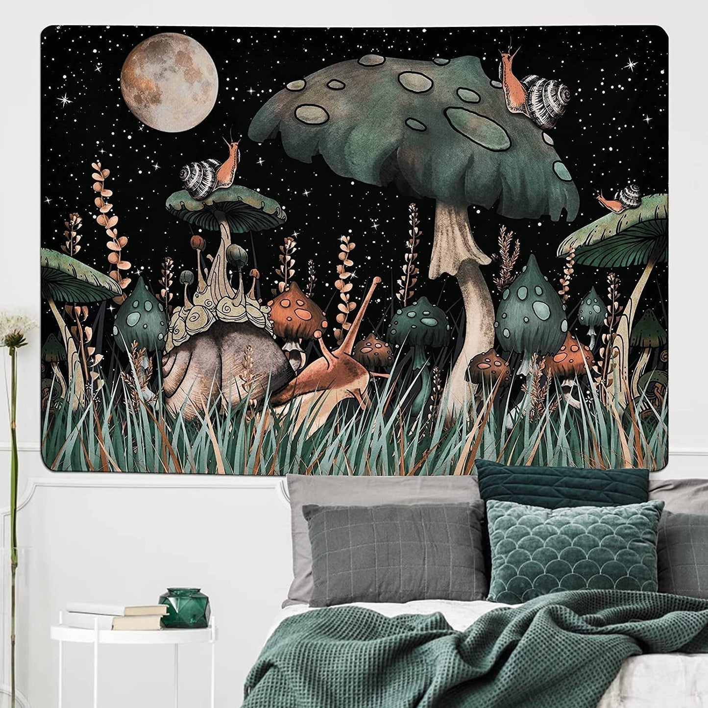 Wandteppich Yugarlibi Pilz Schwarzwaldschnecke hängend Zuhause - Accessoires und Dekorationen Naty Shop