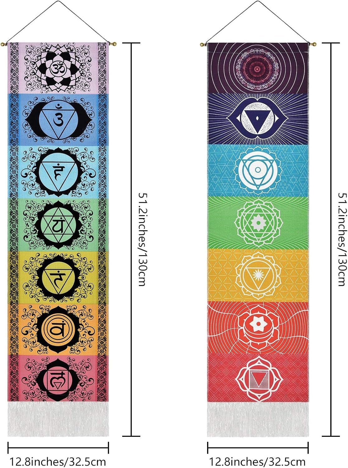 Wandteppich Yugarlibi Hängeset Chakra Meditation Yoga Trippy Zuhause – Accessoires und Dekorationen Naty Shop