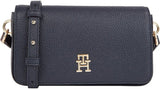 Tommy Hilfiger Umhängetasche Emblem Flap Crossover Kleine Taschen Damen Naty Shop Space Blue