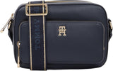 Tommy Hilfiger Th Joy Kameratasche für Damen, Aw0aw16812, Crossover-Gepäck und Reiseausrüstung, Naty Shop, Blau (Space Blue)