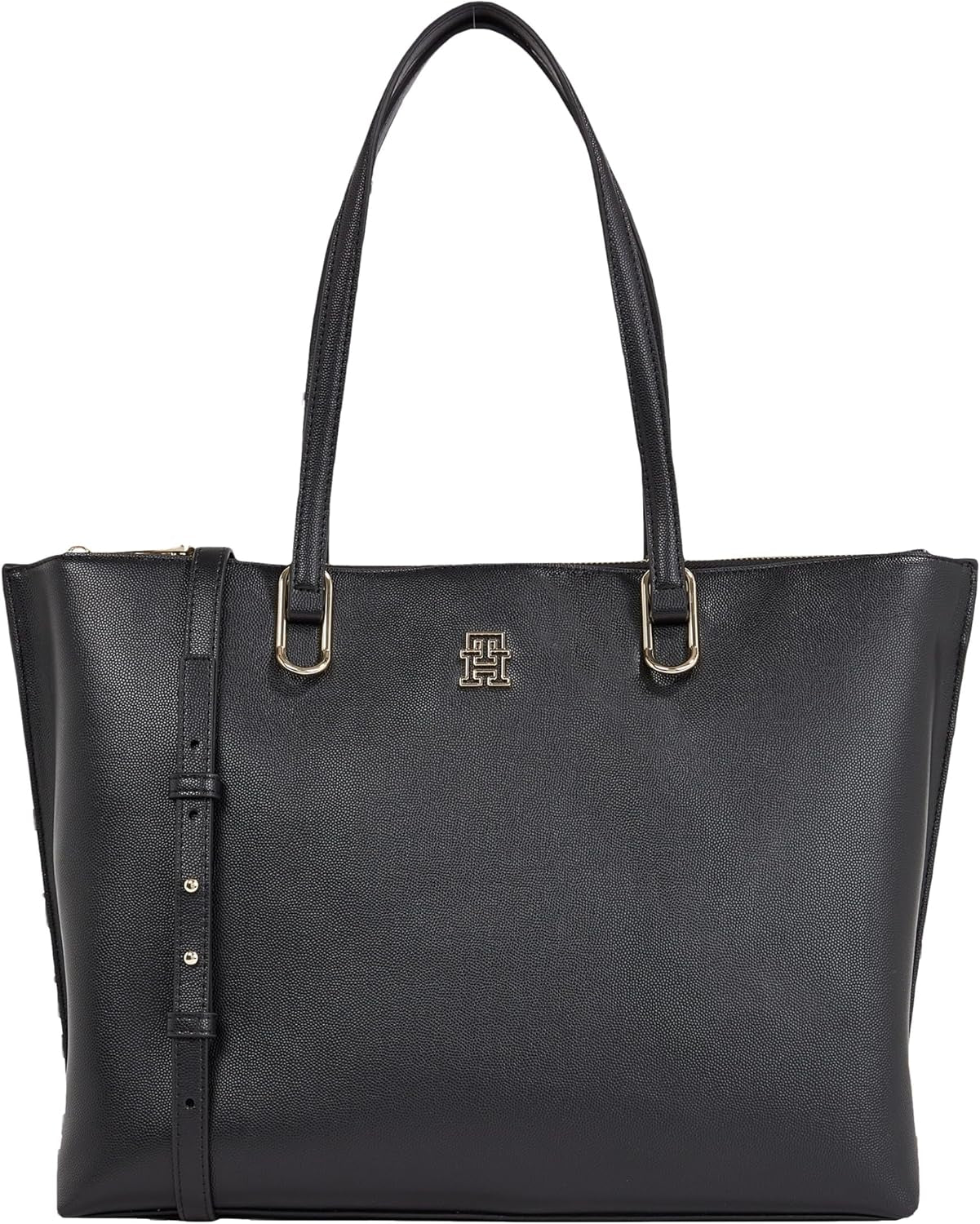 Tommy Hilfiger Damen Th Timeless Workbag Schultasche Einheitsgröße Taschen Damen Naty Shop Schwarz (Schwarz)