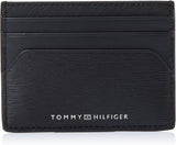 Tommy Hilfiger Men TH PLAQUE CC HOLDER, Schwarz, Einheitsgröße Herrenbrieftasche Naty Shop Default Title