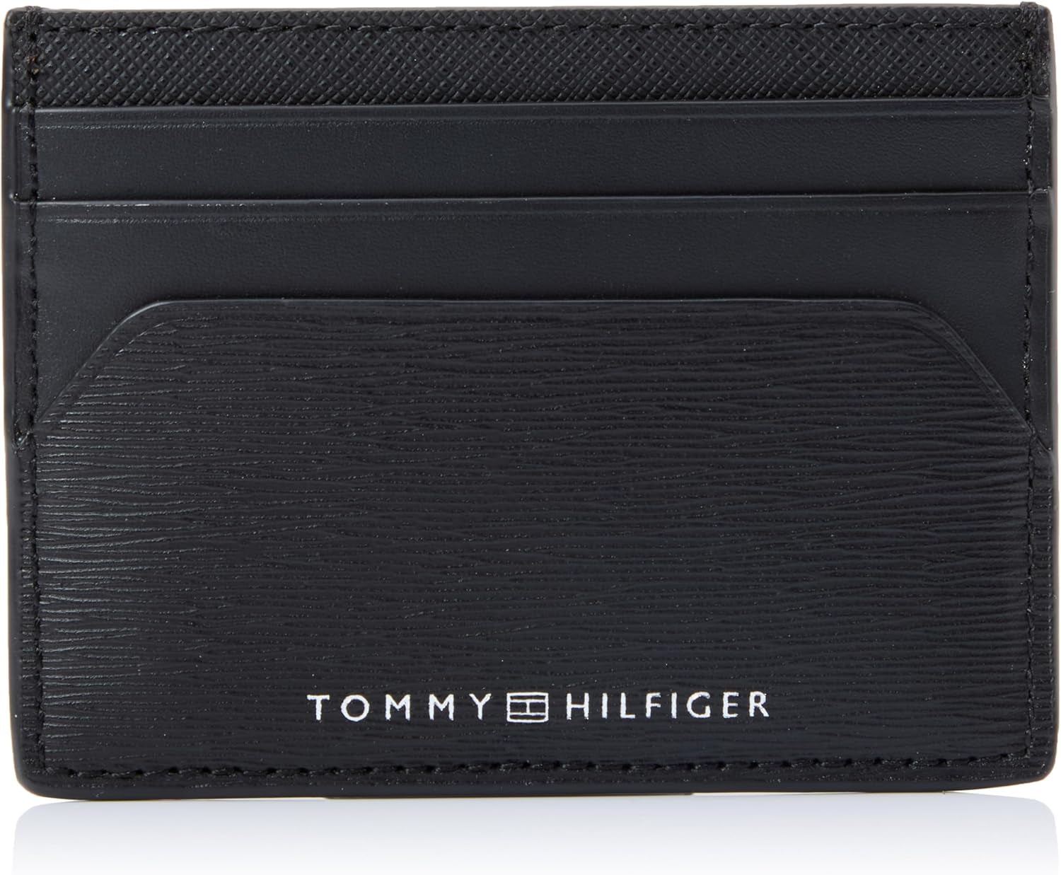 Tommy Hilfiger Men TH PLAQUE CC HOLDER, Schwarz, Einheitsgröße Herrenbrieftasche Naty Shop Default Title
