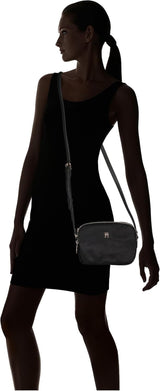 Tommy Hilfiger POPPY TH CROSSOVER Crossovers Damen, Schwarz (Schwarz), OS Damentaschen Naty Shop