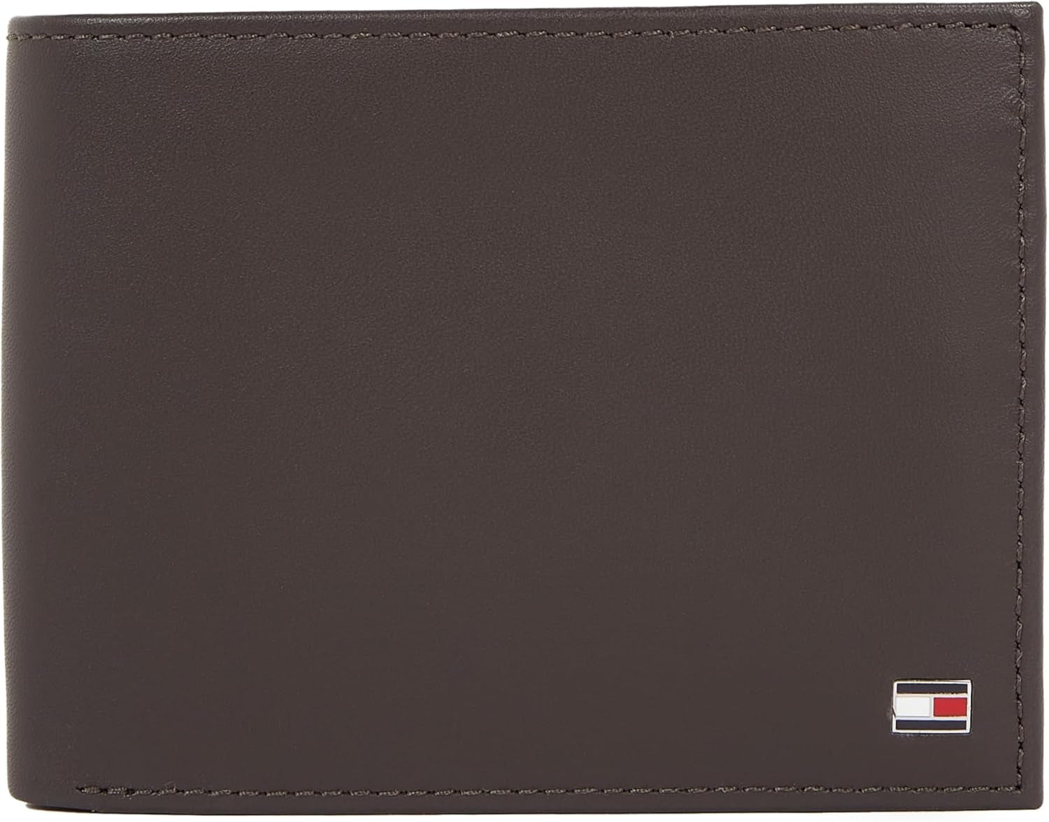 Tommy Hilfiger Herren-Eton-Geldbörse mit Münzfach, Herren-Geldbörse, Naty Shop, Braun
