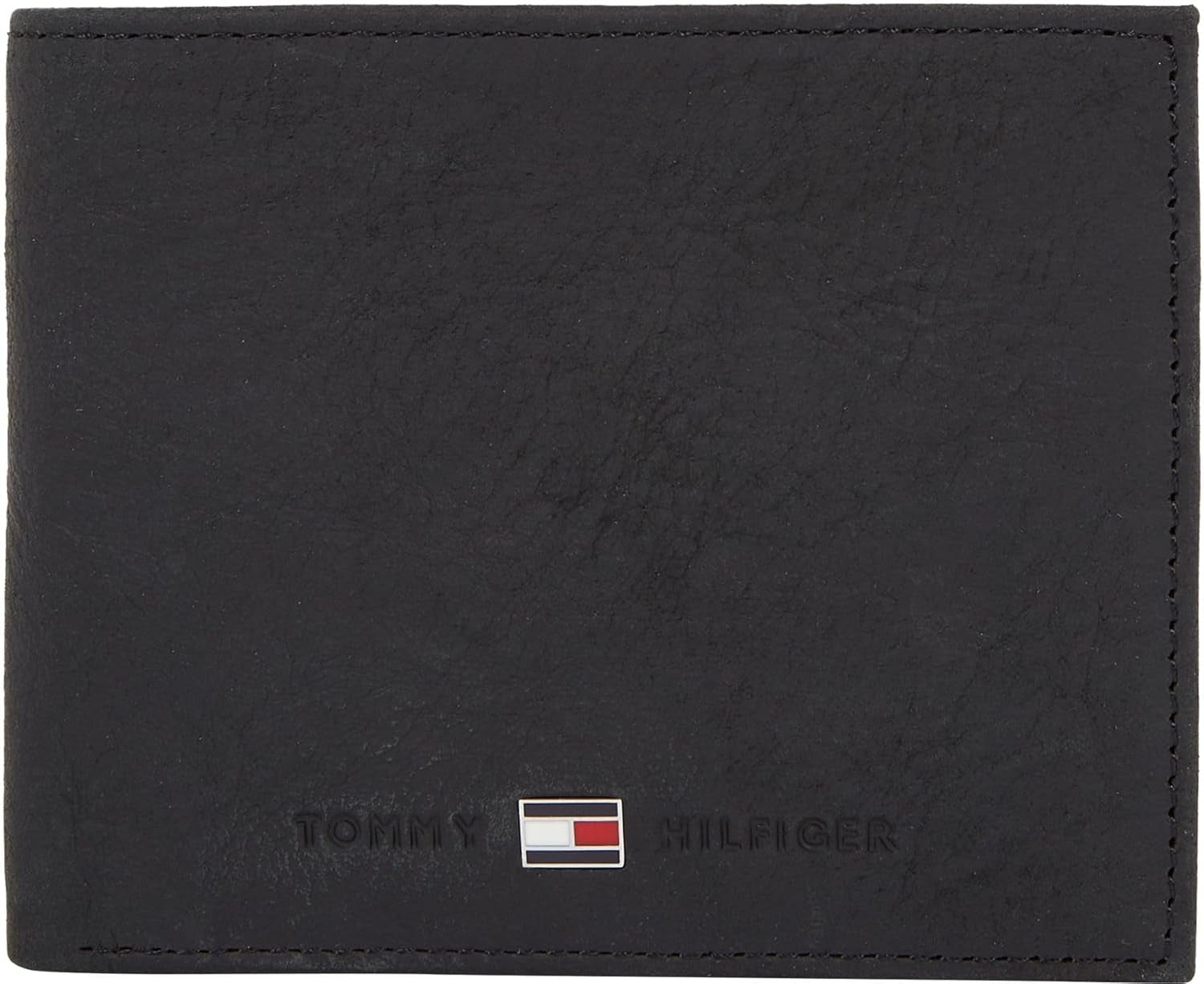 Tommy Hilfiger Herren Geldbörse Johnson Mini Small Wallet Men Naty Shop Schwarz
