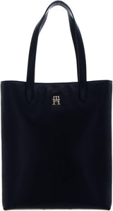 Tommy Hilfiger Th Casual Slim Tote Ns Tote Bag Damen Taschen Naty Shop Schwarz (black)