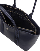 Tommy Hilfiger Th Logotape Tote Aw0aw17198 Tragetasche Damen Taschen Naty Shop