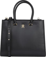 Tommy Hilfiger Tote Bag Eternity Med Zip Up Bag Damentaschen Naty Shop Schwarz (Schwarz), Einheitsgröße