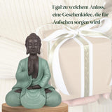 Zen Arôme SBM5 Zen Bodhi Statue, grün/braun, 20 cm hoch Statuetten und Skulpturen Naty Shop